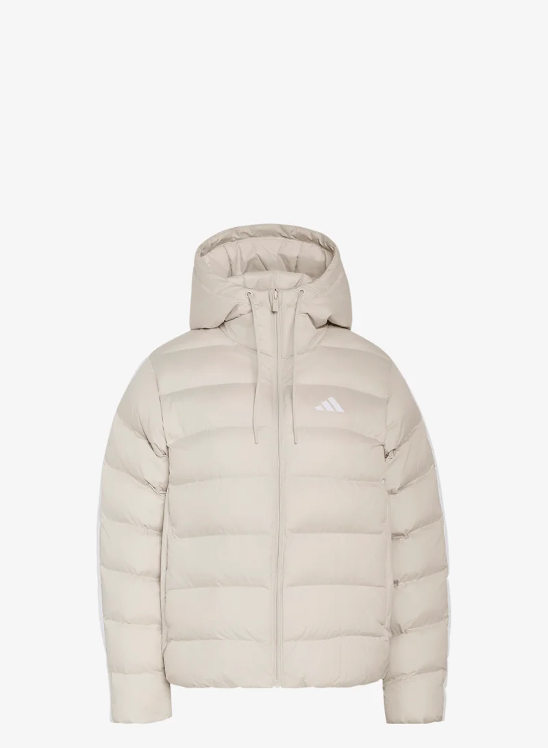 Adidas Essentials CLIMAWARM 3-Stripes Synthetic Down Hooded Jackets
