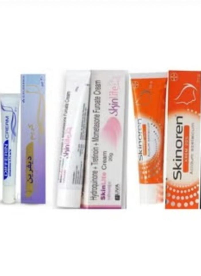 differin Skin care set of three pieces 