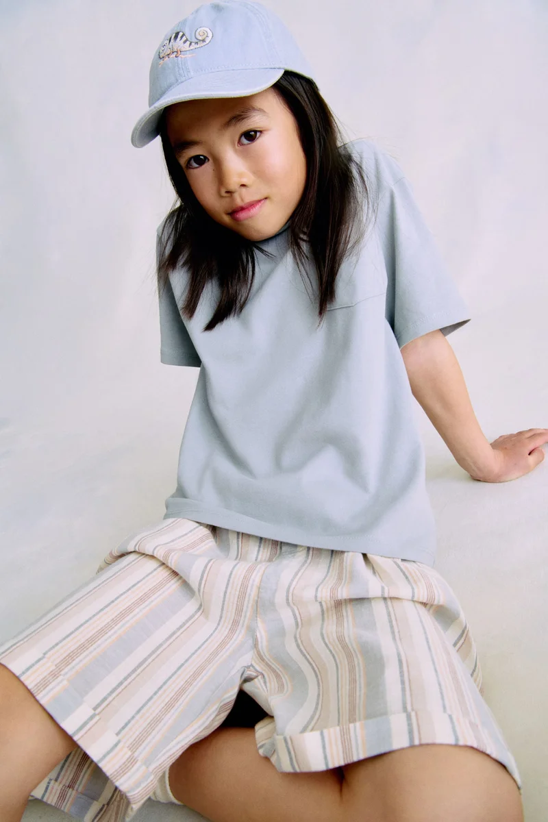 H&M Knee-length cotton shorts