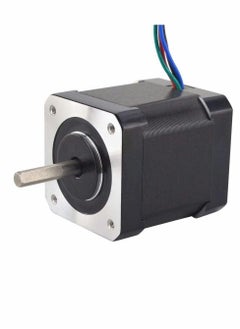 Y&D Dual Shaft Nema 17 Stepper Motor Bipolar, 0.5A/24Ncm/48mm Body/4-lead Wires/60cm Cable and Connector Compatible with 3D Printer/CNC  - Image 1