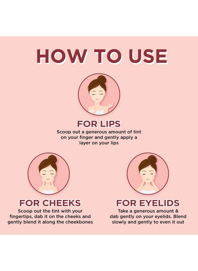 ENN Beauty Pout Lip Cheek & Eyeshadow Tint With Spf 10 Withthe Goodness Of Jojoba & Avocado Oil Natural Blush For Women Long Lasting Sls & Paraben Free Be Bliss 5Gm - Image 4