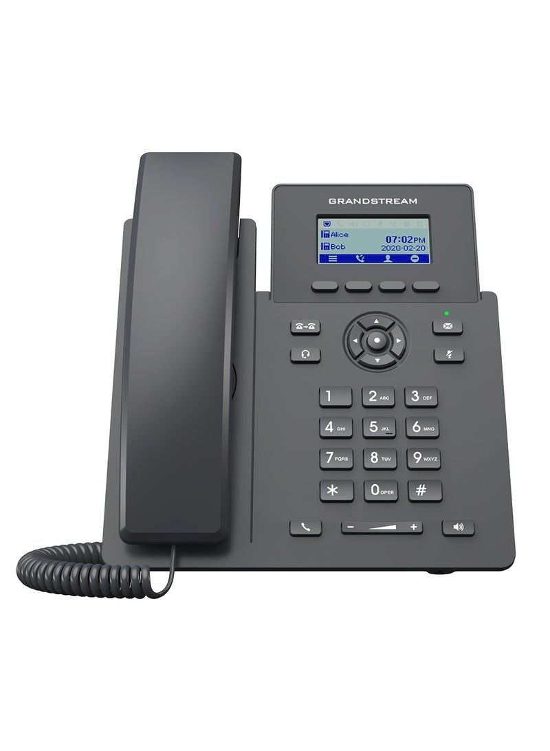 جراند ستريم هاتف جراندستريم GRP2601P بتقنية PoE – خطان، إلغاء ضوضاء بالذكاء الاصطناعي، دعم EHS - Image 1