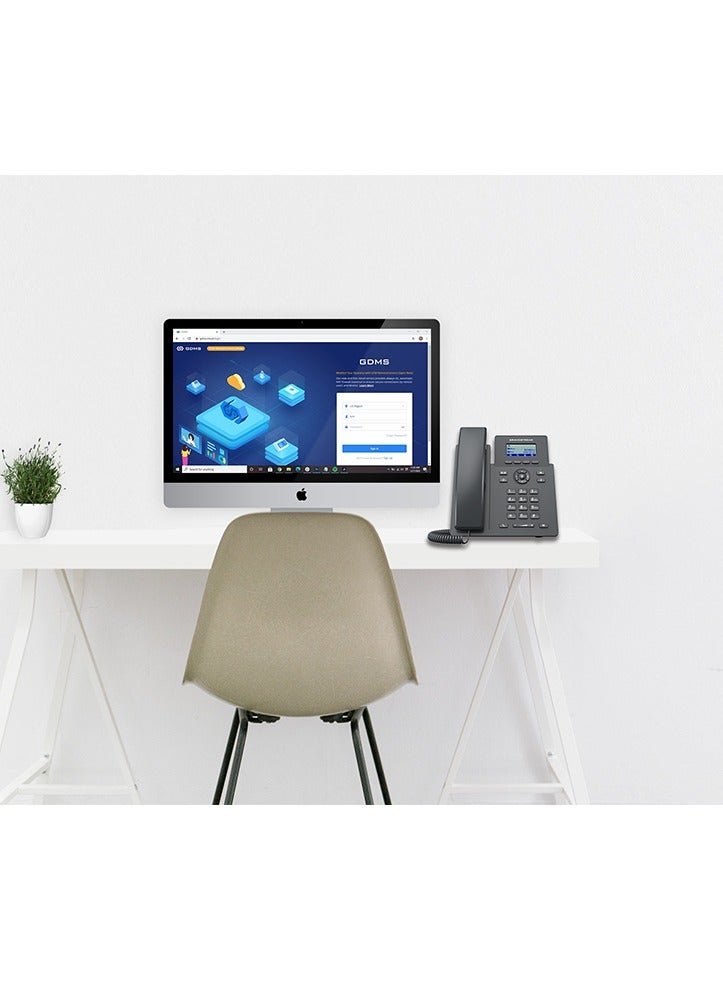 جراند ستريم هاتف جراندستريم GRP2601P بتقنية PoE – خطان، إلغاء ضوضاء بالذكاء الاصطناعي، دعم EHS - Image 5