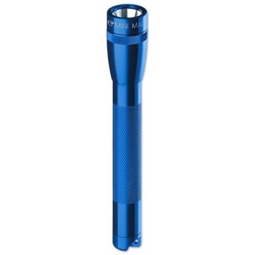 Maglite Mini Incandescent 2-Cell AA Flashlight with Holster, Blue - Image 1