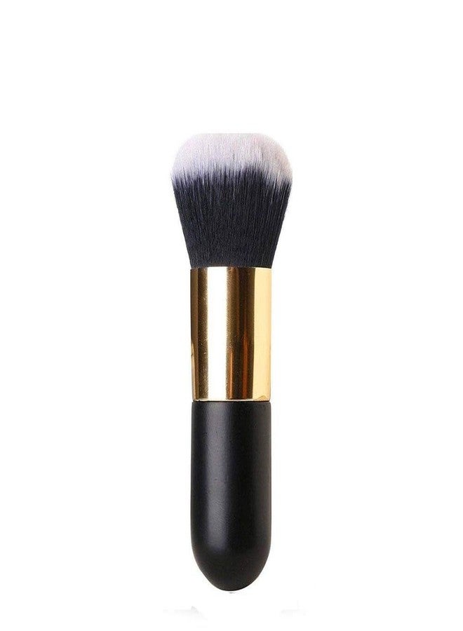 Brain Freezer Makeup Cosmetic Face Powder Blush Brush Black Golden - Image 1