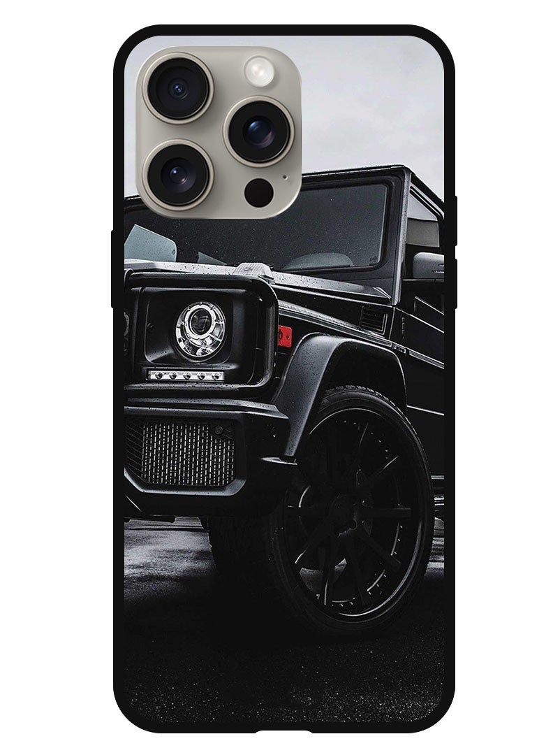Theodor Protective Case Anti Scratch Shock Proof Bumper Cover For iPhone 15 Pro Max Black Car - Image 1
