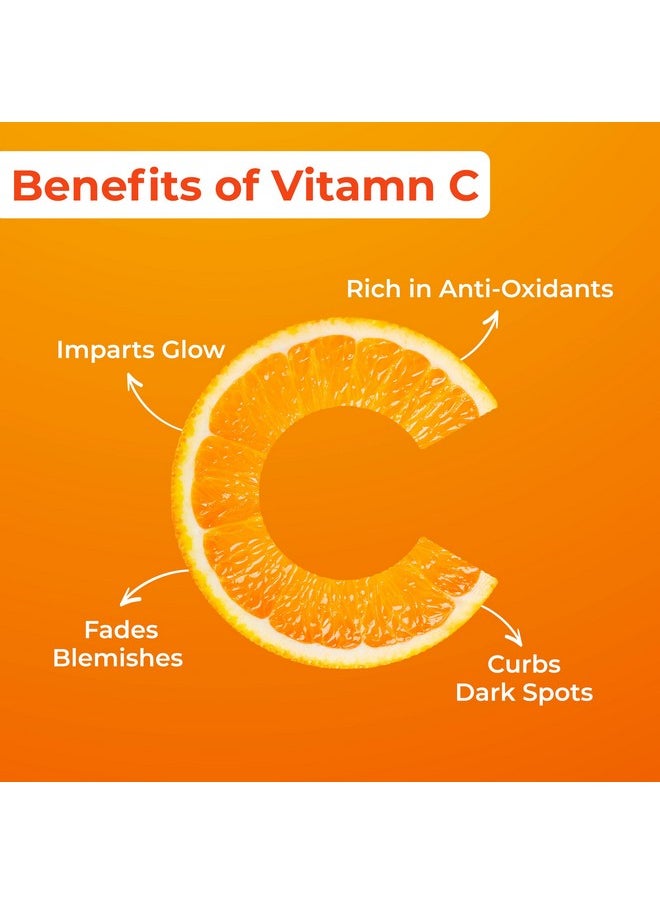 Good Vibes Vitamin C Anti-Blemish Glow Foaming Face Wash With Deep Cleansing Brush (150Ml) | Skin Brightening | Glow-Boosting | Anti-Ageing & Improves Skin Texture | Helps Reduce Dullness  - Image 3