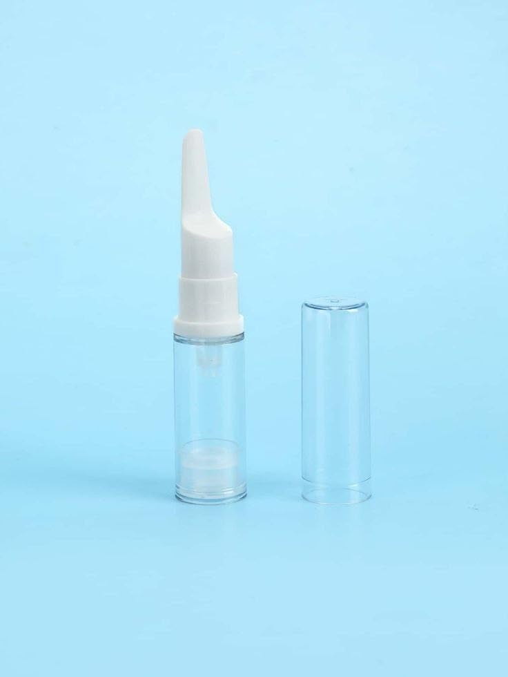 Travel Press Pump Bottle Vacuum Foundation Makeup Lotion Dispenser Clear 1 Pack - Image 1