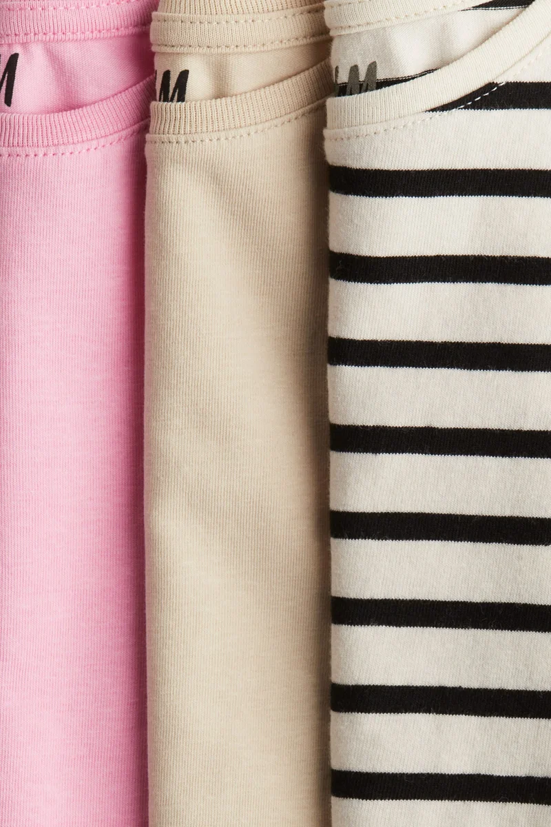H&M 3-pack long-sleeved tops