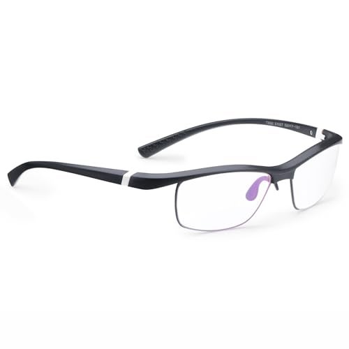 AEC Aero Wide Fit Reading Glasses | Lightweight TR90 Frame with BlueRazr Blue Light Blocking Lenses | Comfortable Unisex Readers for Men & Women (Black, +1.50) - Image 3