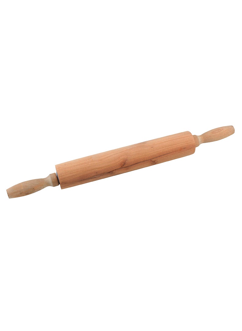 Home Classic Wooden Rolling Pin | Essential Dough Roller for All Your Baking Needs Wood Dough for Fondant, Pie Crust, Cookie, Pastry, Dough Rolling Pins 5.5x42cm  - Image 1