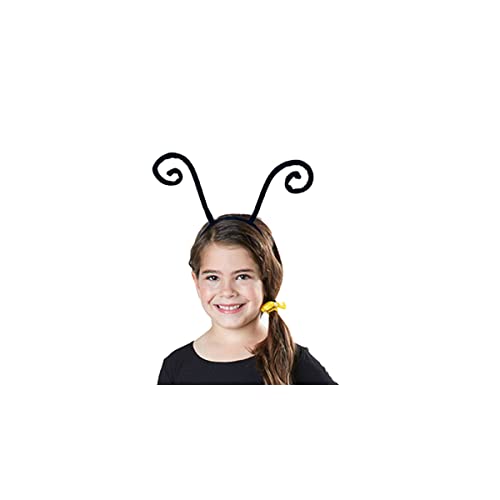Yilistore Butterfly Antenna Headband, Ladybug Antenna Headband, Costume Hair Band for Halloween Parties (Black B) - Image 5