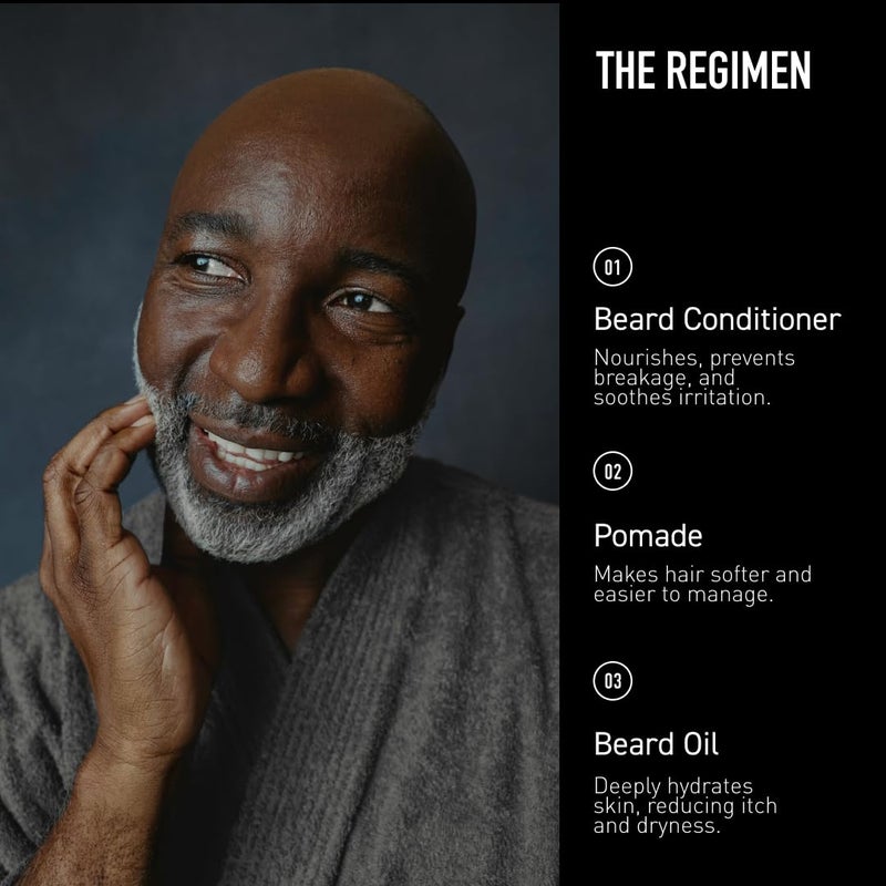 Bevel Mens Beard Grooming Kit - Includes Beard Conditioner, Hair Nourishing Pomade, and Beard Oil to Soften, Hydrate and Strengthen Beard and Reduce Skin Irritation and Redness - Image 4