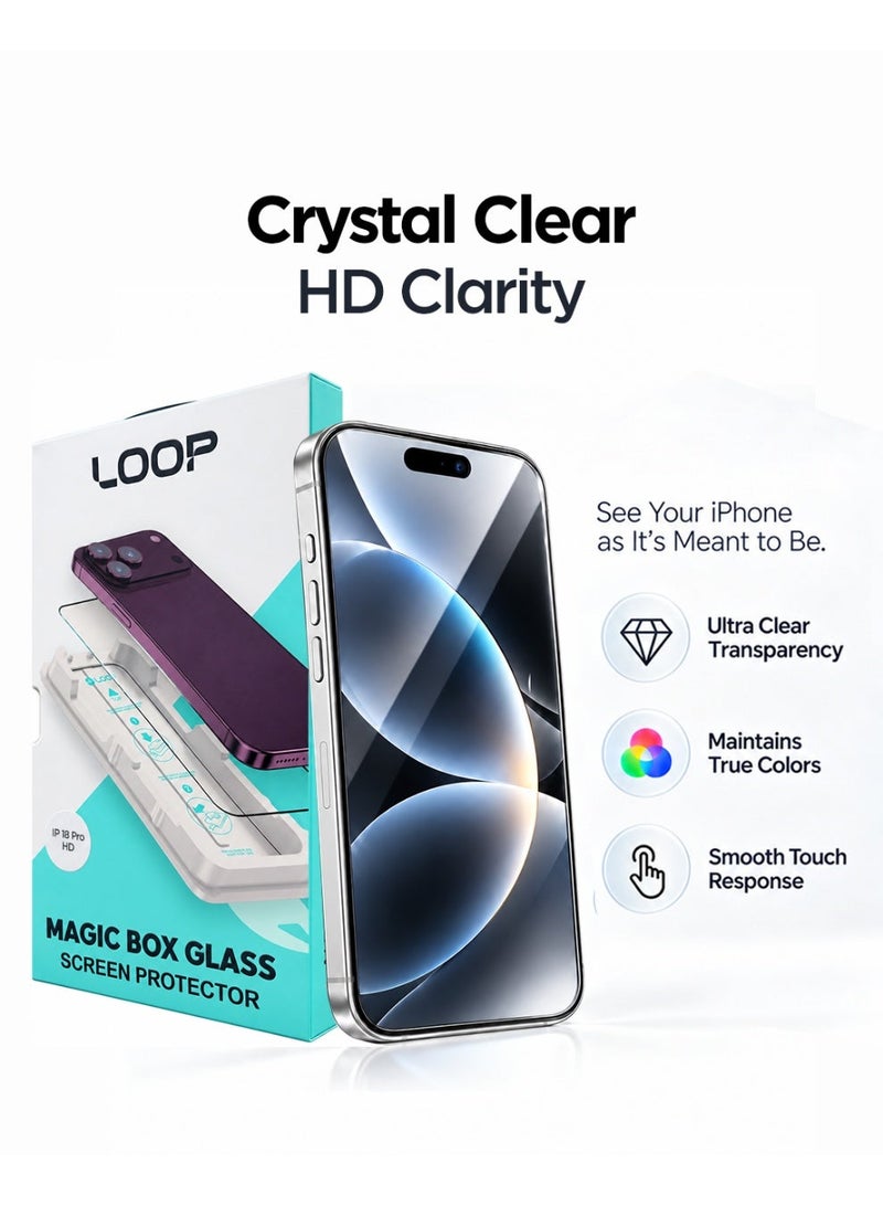 LOOP HD Screen Protector for iPhone 18 Pro - Image 2