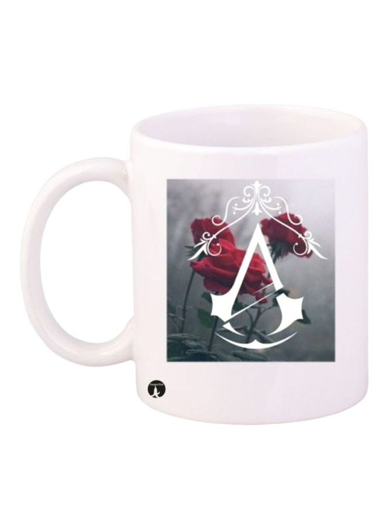 RKN Assassin's Creed Character Printed Mug White/Red Standard Size