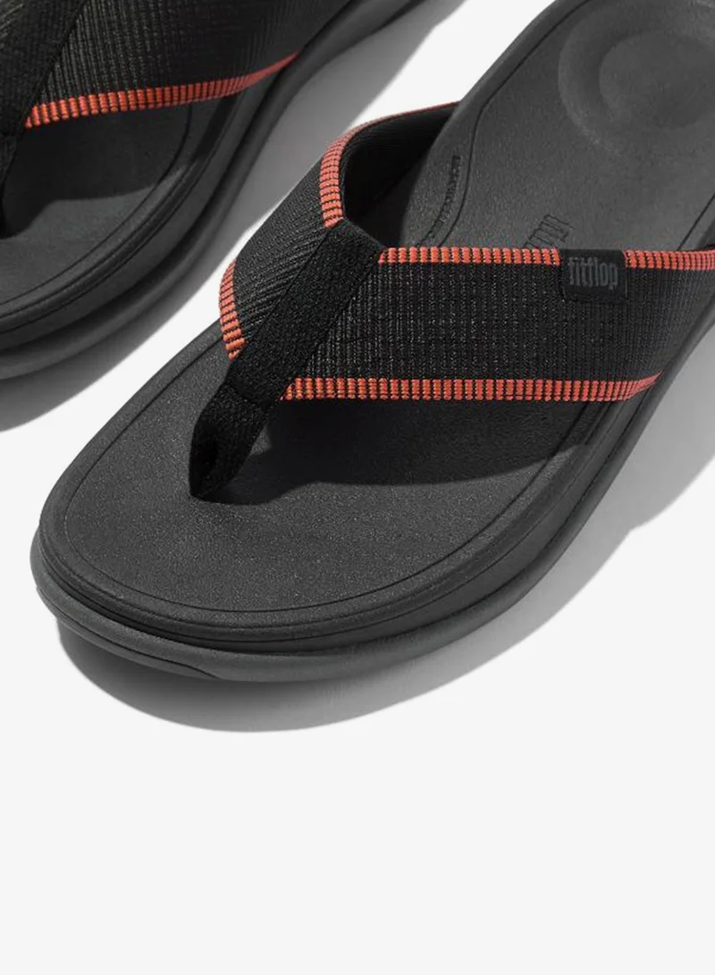 FitFlop Black F-Mode Go Toe Post Flip Flops for Women | Best Price UAE