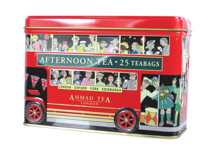 Ahmad Tea علبة شاي أحمد تي لندن باص مع شاي الإفطار الإنجليزي - Image 3