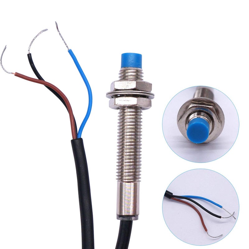 Taiss 1pcs M8 Inductive Proximity Sensor Detection Switch PNP NO DC6-36V Approach Sensor 2mm Proximity Switch LJ8A3-2-Z/BY - Image 3