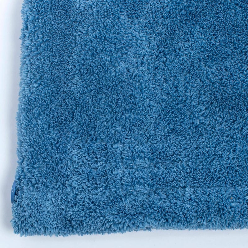 DECATHLON منشفة شعر ناعمة من الألياف الدقيقة للنساء (زرقاء) - Image 3