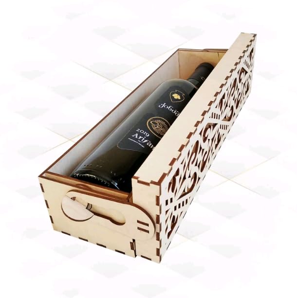 Generic MeeCraft Modern Wooden Wine Gift Box for Friends Bars Restaurants Hotels Shops Fathers Day Gift 91 x 91 x 34 cm  - Image 3