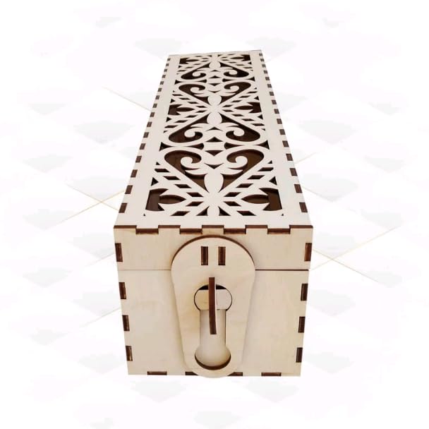 Generic MeeCraft Modern Wooden Wine Gift Box for Friends Bars Restaurants Hotels Shops Fathers Day Gift 91 x 91 x 34 cm  - Image 2