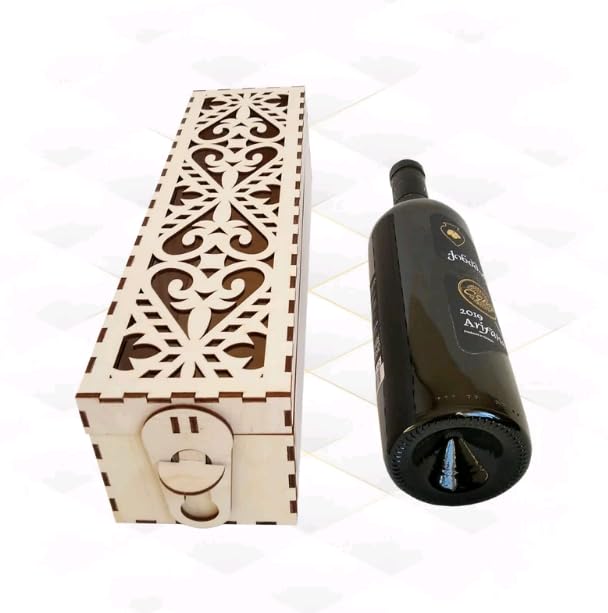 Generic MeeCraft Modern Wooden Wine Gift Box for Friends Bars Restaurants Hotels Shops Fathers Day Gift 91 x 91 x 34 cm  - Image 4