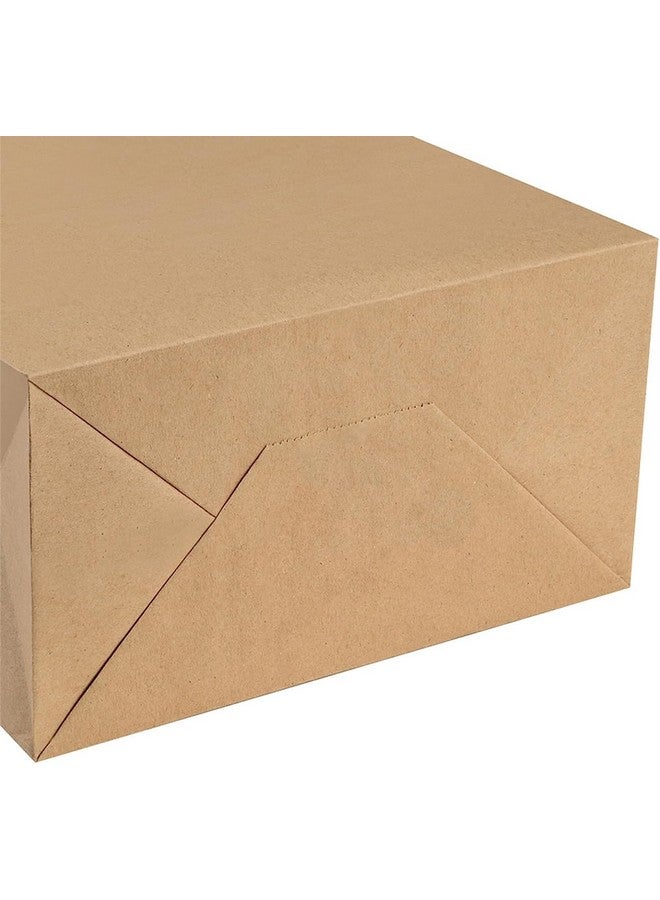 Aakriti Gift Bags Paper Gift Bags Brown Paper Bags with Handles Bulk Wedding Party Favor Bags, Kraft Grocery Shopping Bags, Retail Merchandise Bags (8.5"x4.5"x11" INCH, PACK OF 100 PCS) - Image 4