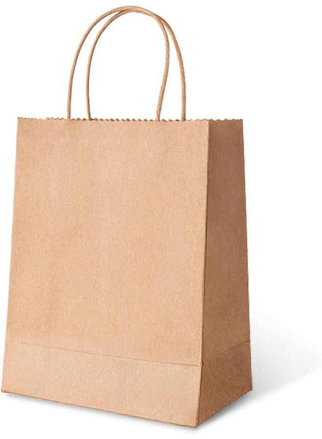 Aakriti Gift Bags Paper Gift Bags Brown Paper Bags with Handles Bulk Wedding Party Favor Bags, Kraft Grocery Shopping Bags, Retail Merchandise Bags (8.5"x4.5"x11" INCH, PACK OF 100 PCS) - Image 5