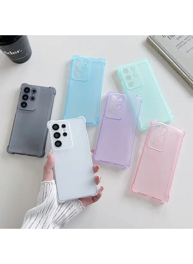 Hybrid Mixed Color 2 Four Corner Bumper Clear Case For Galaxy A05 Simple Fall Feel Impact Protection Drop Resistant Cover - Image 4