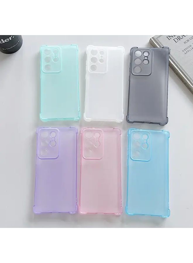 Hybrid Mixed Color 2 Four Corner Bumper Clear Case For Galaxy A05 Simple Fall Feel Impact Protection Drop Resistant Cover - Image 3
