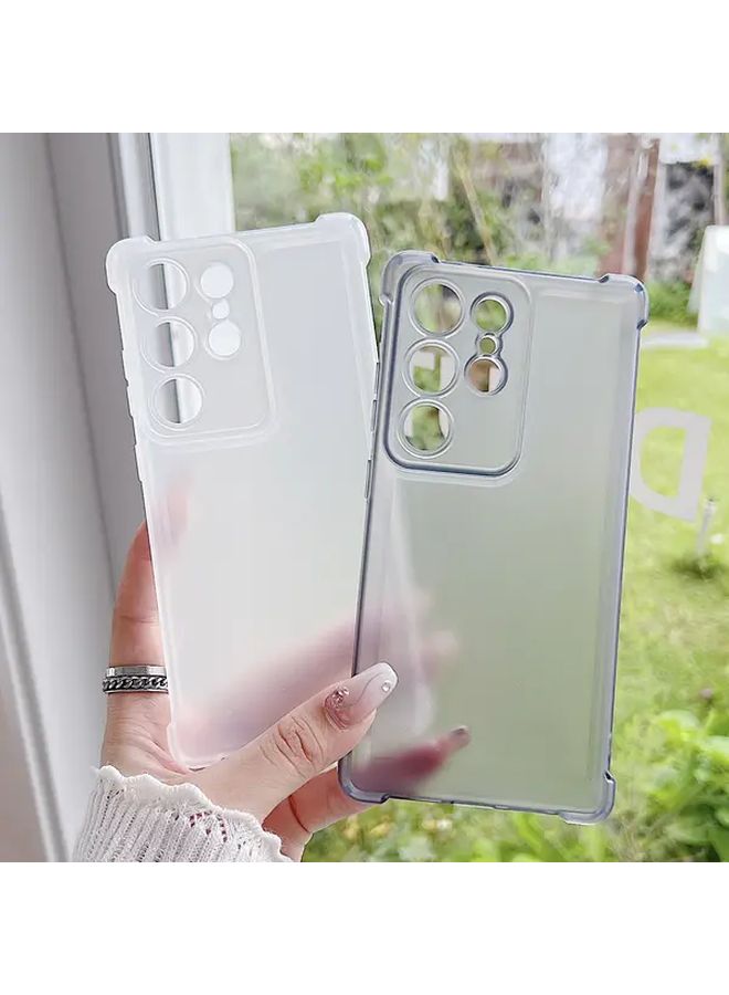 Hybrid Mixed Color 2 Four Corner Bumper Clear Case For Galaxy A05 Simple Fall Feel Impact Protection Drop Resistant Cover - Image 1