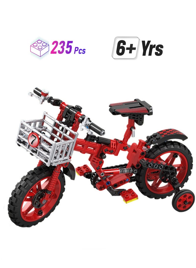 235pcs Children'S Bicycle Model Set Creative Diy Simulation Collection Building Assembly Toys Children Adult Home Decoration  - Image 1