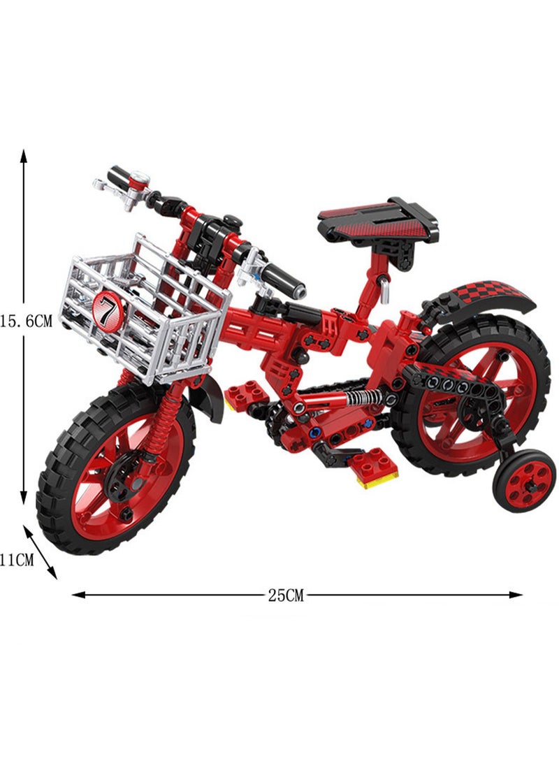 235pcs Children'S Bicycle Model Set Creative Diy Simulation Collection Building Assembly Toys Children Adult Home Decoration  - Image 2