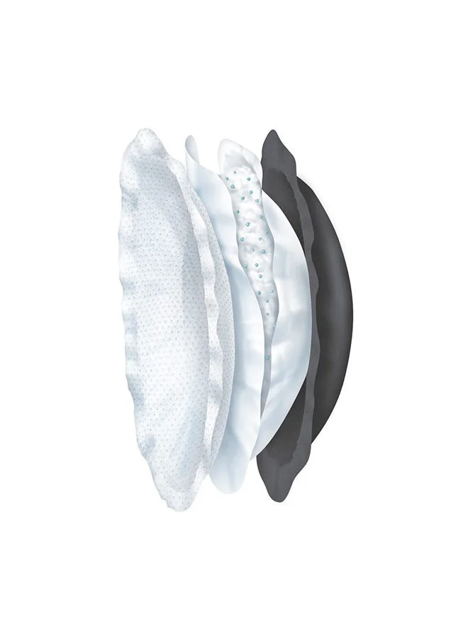 Chicco 60-Pieces Breast Pads, Black