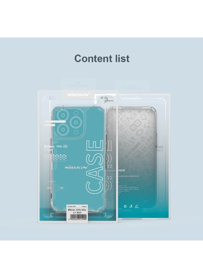 Nillkin - Ultra Hybrid Mag compatible with MagSafe designed for iPhone 14 Pro case Clear cover - Image 1