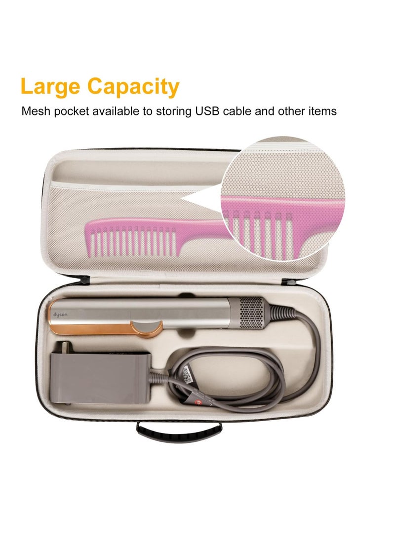 Xing XINGFUDAO Travel Carrying Case Compatible with Dyson Airstrait/Hair Straightener, Airstrait HT01 Accessories Tools Hard Case, Waterproof Storage Bag  - Image 4