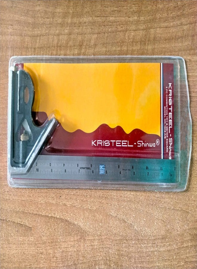 KRISTEEL | Combination Try & Metre Square - 2 pc. Set (300 mm.) Polish Finish [1516A] - Image 5