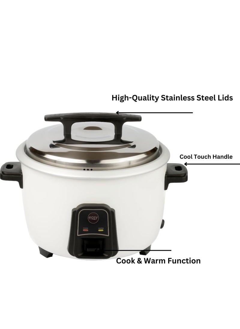 EASY - easy Electric Deluxe 42L Rice Cooker with 1 Bowls with Unique Feature Easy Carry Handle Large Electric Rice Cooker With 2 Year Warranty - Image 1