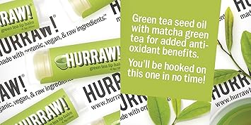 Hurraw Green Tea Lip Balm Organic Certified Vegan Cruelty and Gluten Free NonGMO 100 Natural Ingredients Bee Shea Soy and Palm Free Made in USA - Image 4