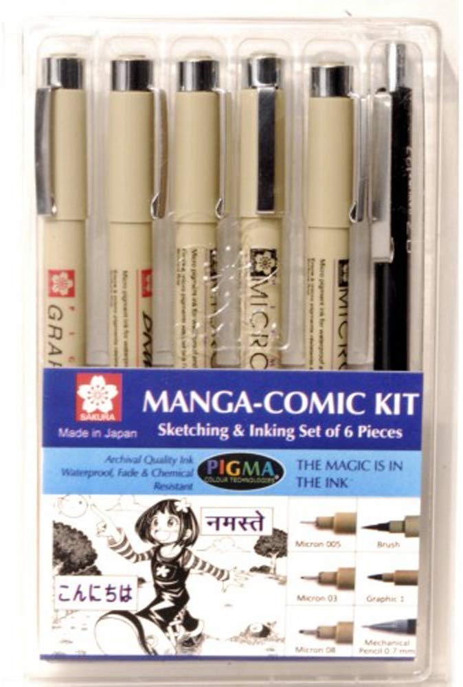 Sakura Manga Comic Kit, Black - Image 1