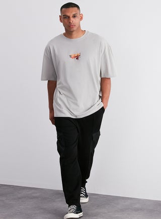 Black Oversize/Wide Cut Cargo Pocket Elastic Leg Sweatpants TMNSS24EA00003 - pzsku/Z5755C76312F55F9AB3F4Z/45/_/1730941500/da80e0f7-b014-4a14-87de-dfdc646d4fa2