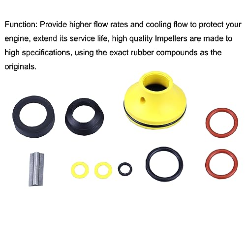 MOCW Water Pump Repair Kit Compatible with 1991-2021 Mercury MerCruiser Alpha 1 Gen 2 Drives 200HP 225HP 250HP Water Pump Impeller Kit Replace 817275A4 817275Q05 18-3147 47-43026-1, 47-43026-2 - Image 5