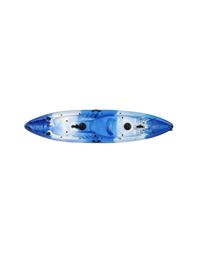 Winner Nereus 2 Blue & White Double Sit On Top Fishing Kayak Without Seat - Image 2