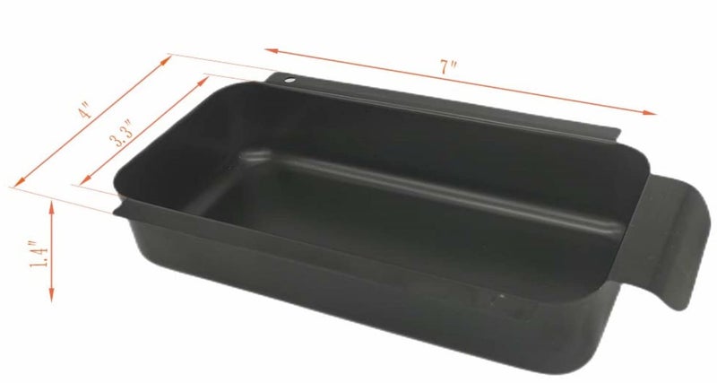 Firsgrill Replacement Charbroil 9328812P06 Metal Disposable Grill Grease Cup Holder Drips pan (Black Holder & 10-Liners) - Image 2