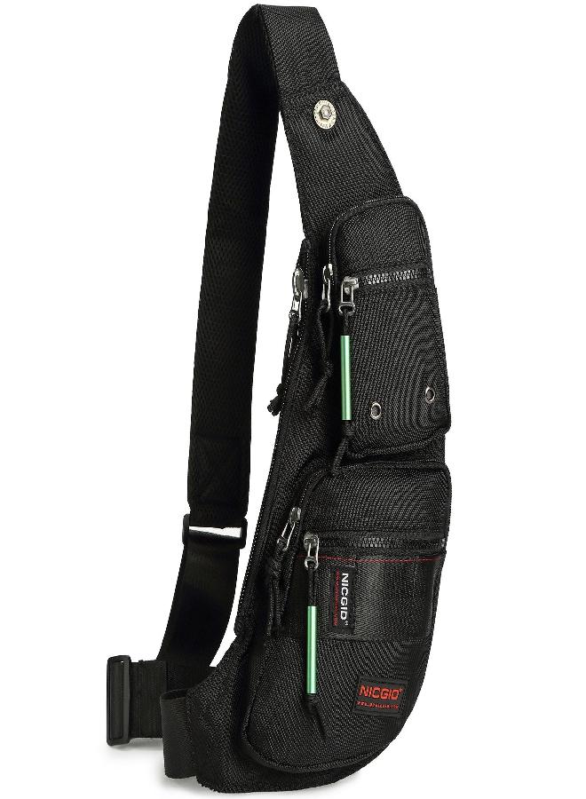 NicGid Nicgid Sling Bag Chest Shoulder Backpack Crossbody Bags for Men Women - Image 4