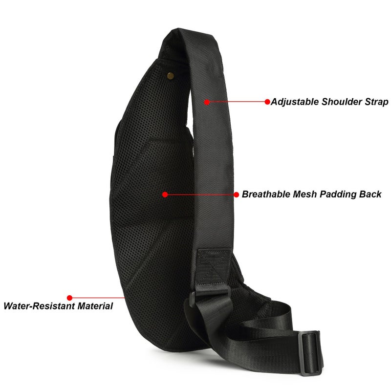 NICGID Sling Bag Chest Shoulder Backpack Crossbody Bags Casual Daypack for Men Women - Image 4