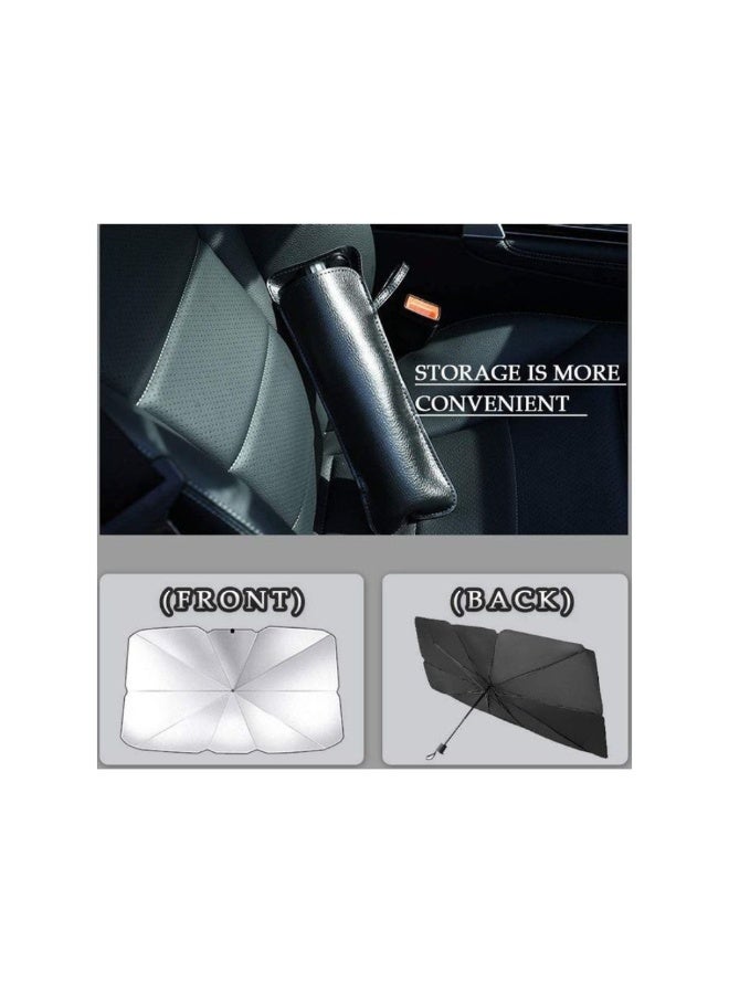 مظلة شمسية قابلة للطي للزجاج الأمامي للسيارة - Image 3