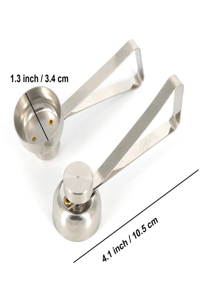 Mayata 2PCS Metal Stainless Steel Egg Scissors Egg Topper Cutter Triangle Shape Shell Opener Boiled Raw Egg Open Creative Kitchen Accessories Tools - Image 2