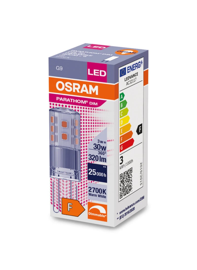 Ledvance Led Pin DIM PIN 30 3 W/2700 K G9 Warm White