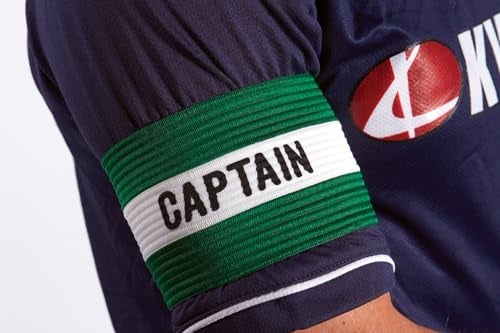 Kwik Goal Youth Captain Arm Band, Green - Image 4